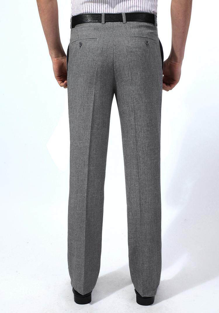 Pantalon droit en chanvre pour été - Ref 1466177 Image 3