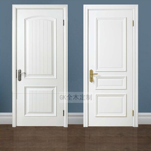 GK木门上海实木门定制 天然木材 卧室门 厨房间 卫生间包测量安装