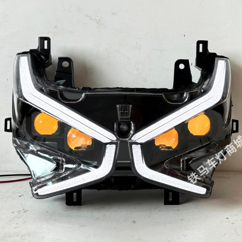 适用于25款天鹰TX150 TX250大灯总成改装LED双光透镜激光矩阵大灯