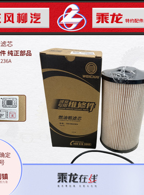 原厂乘龙H7H5配潍柴WP10柴油粗滤精滤1001362236A 1001362240A