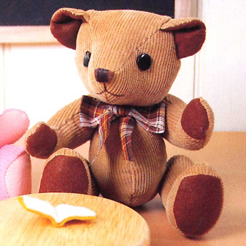 19包邮 手工diy小熊 泰迪熊手工材料包 直绒小熊套装【免裁剪】