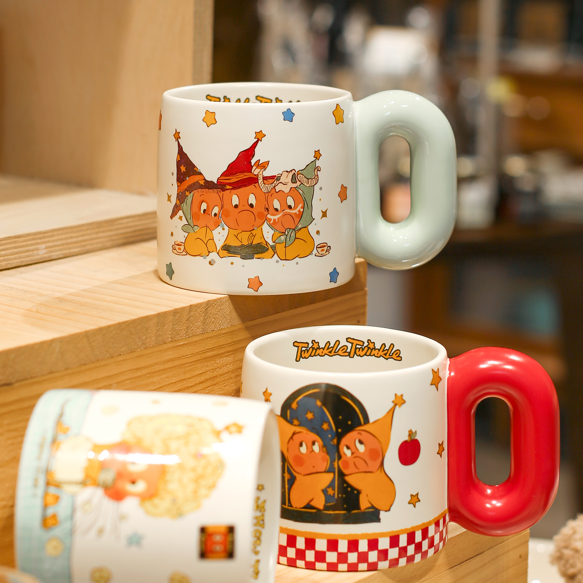 星星人联名可爱大容量陶瓷马克杯