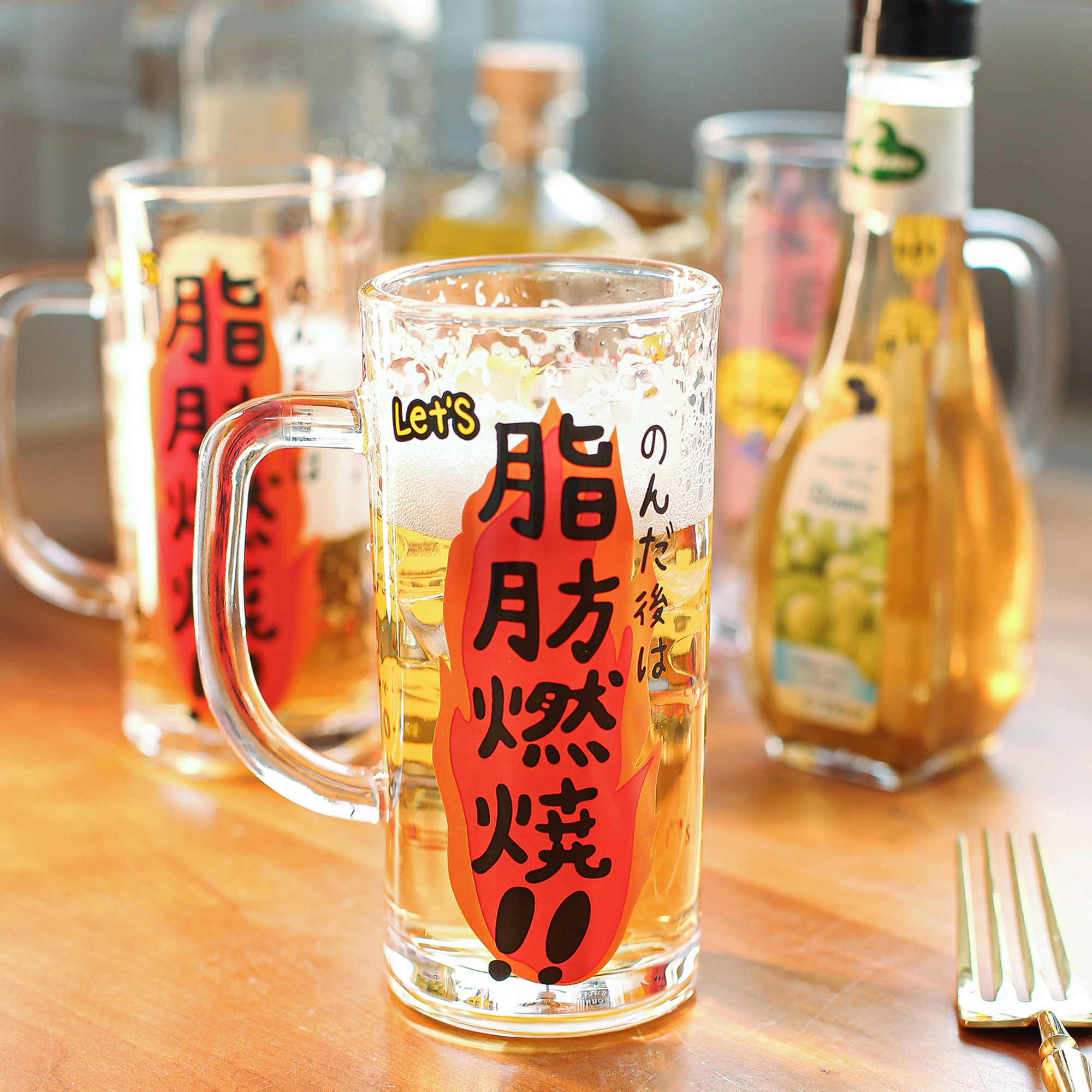 一宅大容量创意啤酒杯玻璃杯
