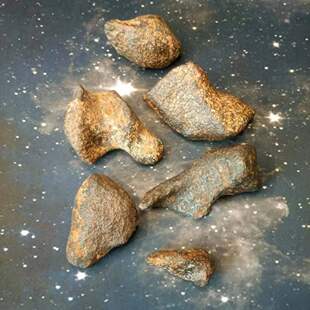 新疆火焰山铁陨石天然地表原石孤品收藏摆件陨铁天铁玄铁科普星星