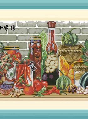 皇冠房子十字绣正品法国dmc套件