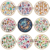 Круглый милый мультяшный домик, DIY, принт, подарок на день рождения