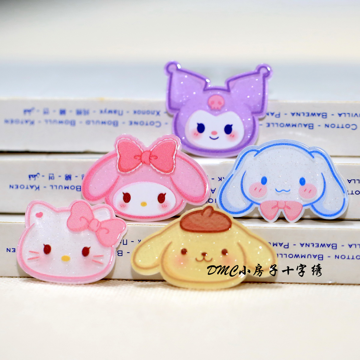 十字绣 刺绣工具 吸针磁铁 收纳绣针 针吸可爱小动物冰箱贴带背吸