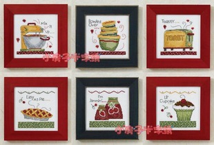 正品DMC十字绣套件-MH-厨房烘培(珠子版)－厨房照片墙小图摆件