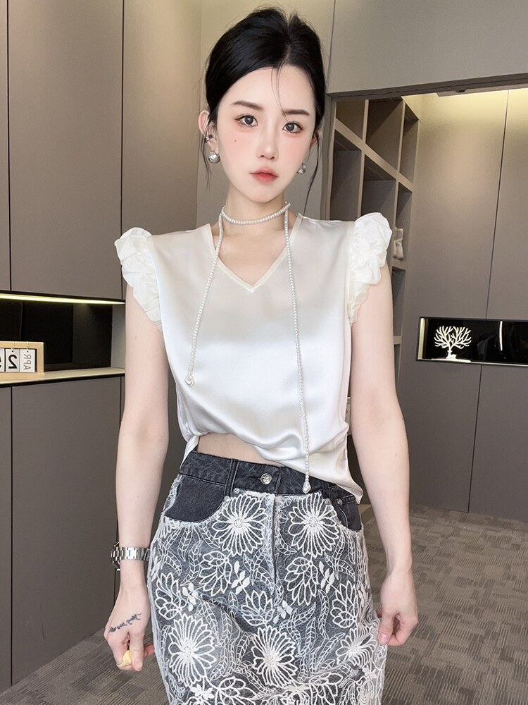 领纯色套头上衣领纯色套头上衣