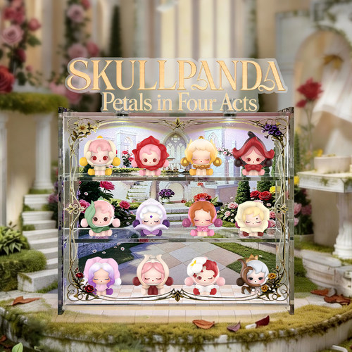 SKULLPANDA花的四幕戏萌粒展示盒