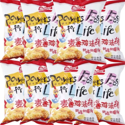 盼盼非油炸麦香鸡味块膨化