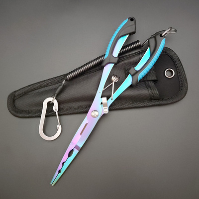 路亚钳加长取钩彩钛防锈