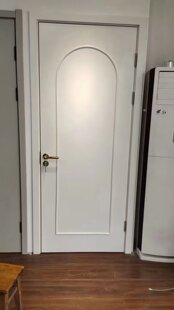 法式 复古木门室内门实木门卧室门房间门实木多层烤漆门静音门