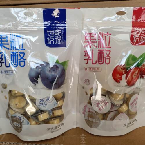 世纪牧场果粒乳酪高铁款内蒙古奶酪块奶酥奶制品儿童休闲零食200g