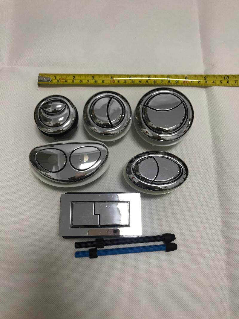 马桶水箱配件wdi椭圆形按钮 三角按钮 大中小按键 双按质保10年