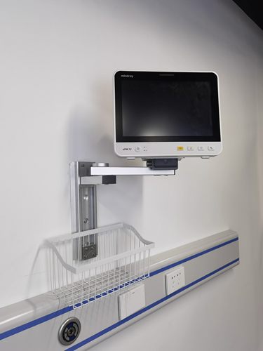 定制 迈瑞科曼宝莱特理邦中旗GE监护仪壁挂墙架 旋转摇摆支架带框