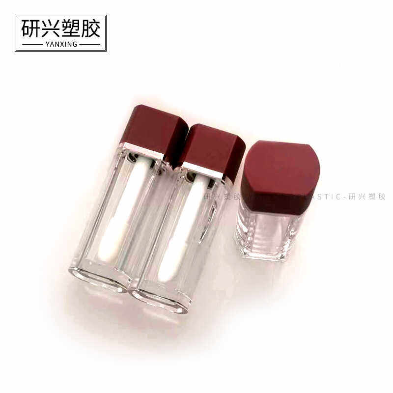 新款唇彩红头空管手工DIY工艺唇釉唇膏唇蜜空瓶彩妆包材瓶子定制