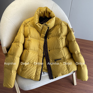 短款高级感鹅绒羽绒服女款冬季2025新款超好看加厚面包服冬装外套