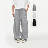 简约弯刀裤 运动休闲裤 长裤 宽松阔腿卫裤 男女2026春季 丛林老虎美式