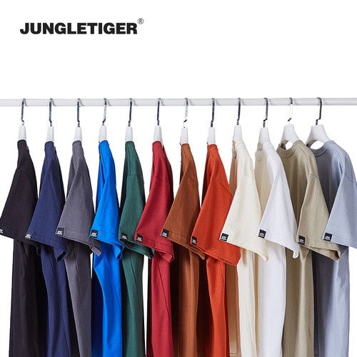 丛林老虎基础款260g重磅纯色短袖