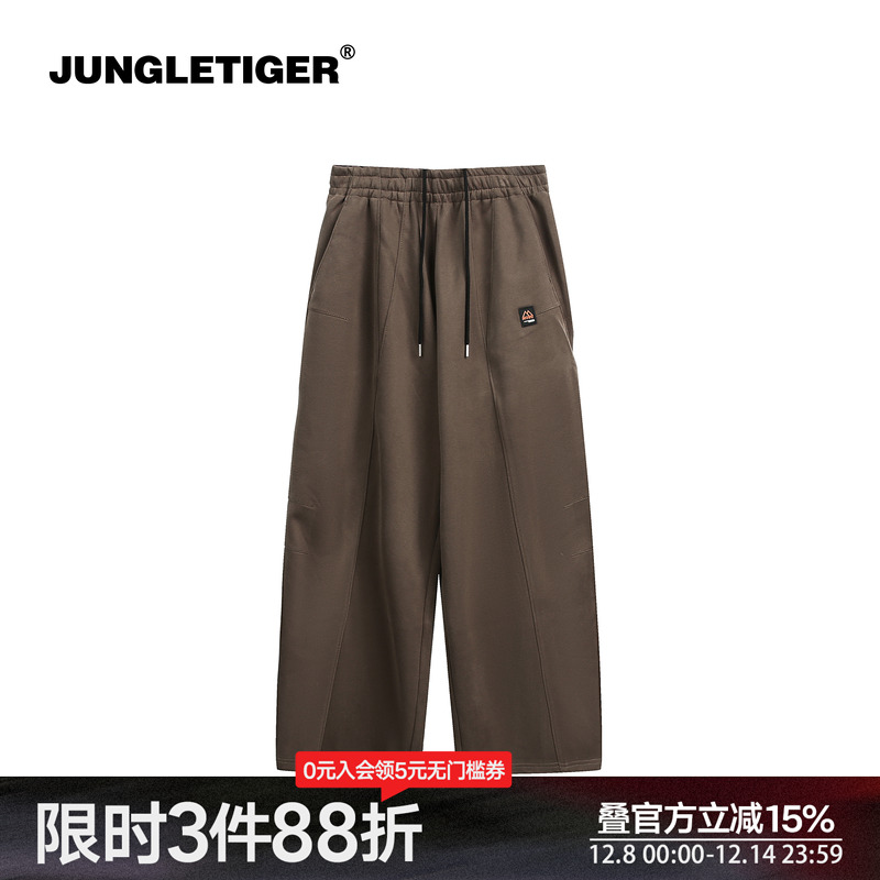 丛林老虎美式潮牌330g休闲卫裤男