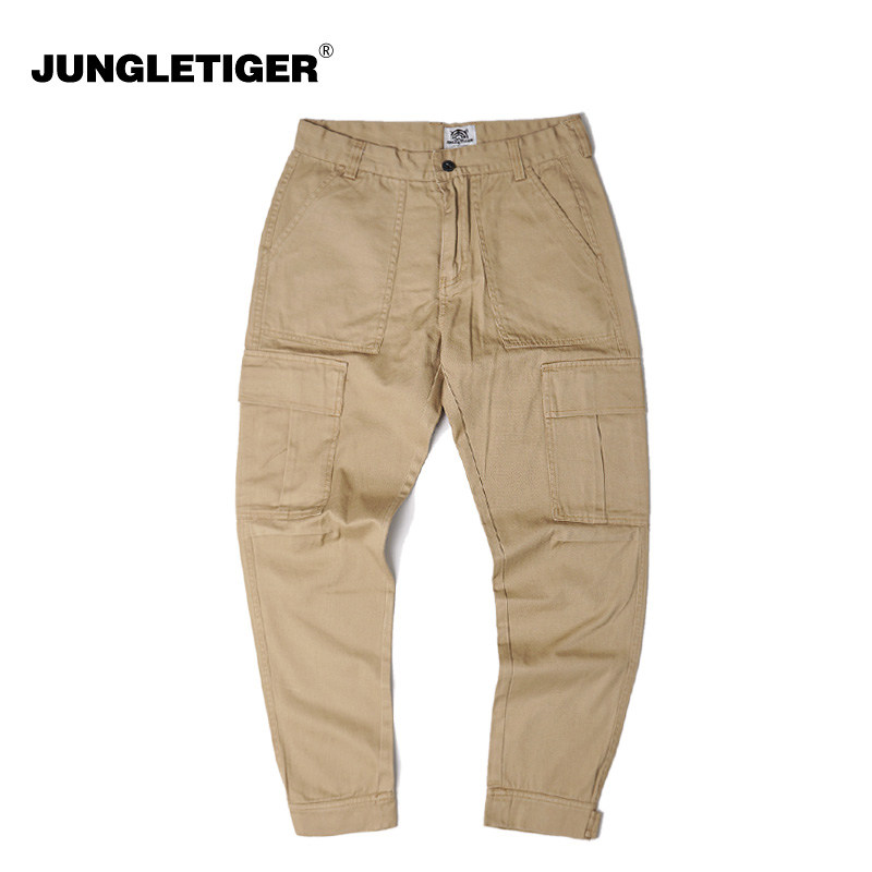 JUNGLETIGER叢林老虎日系潮牌休閑褲 街頭潮流多口袋束腳工裝褲男在類目 男裝, 休閒褲中 - 來自Buy2taobao.com提供專業的淘寶代購服務