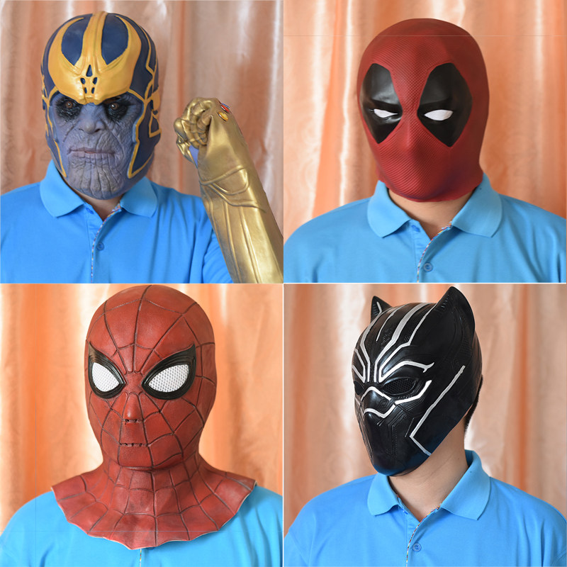 死侍面具高品质乳胶头套