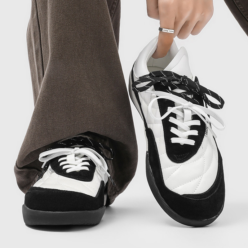 德训鞋男2026新款真皮厚底增高拳击训练徒步登山鞋潮牌通勤阿甘鞋,流行男鞋,德训鞋,淘宝优惠券,粉丝福利购,淘宝优惠卷