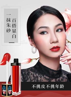 网红故宫中国风雾面丝绒唇釉染唇液不易脱色持久保湿防水口红唇液