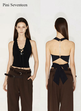 【PINI 17长期主义】SS25 黑色设计感上衣