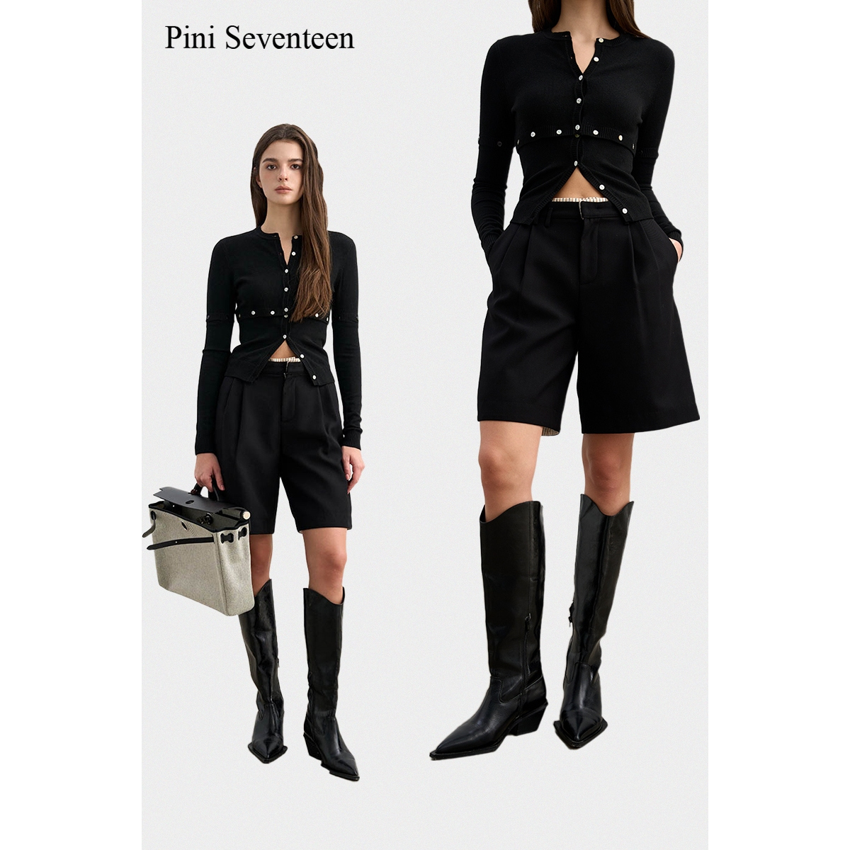 【PINI 17长期主义】AW25 休闲中裤 Fashion Girl 首选