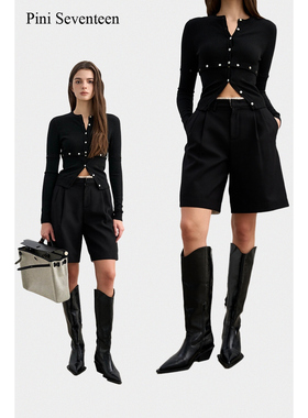 【PINI 17长期主义】AW25 休闲中裤 Fashion Girl 首选