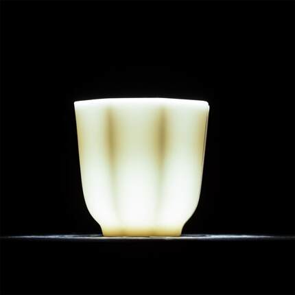 陶瓷羊脂玉德化白瓷八角茶具茶杯防烫泡茶家用功夫茶具喝茶品茗杯