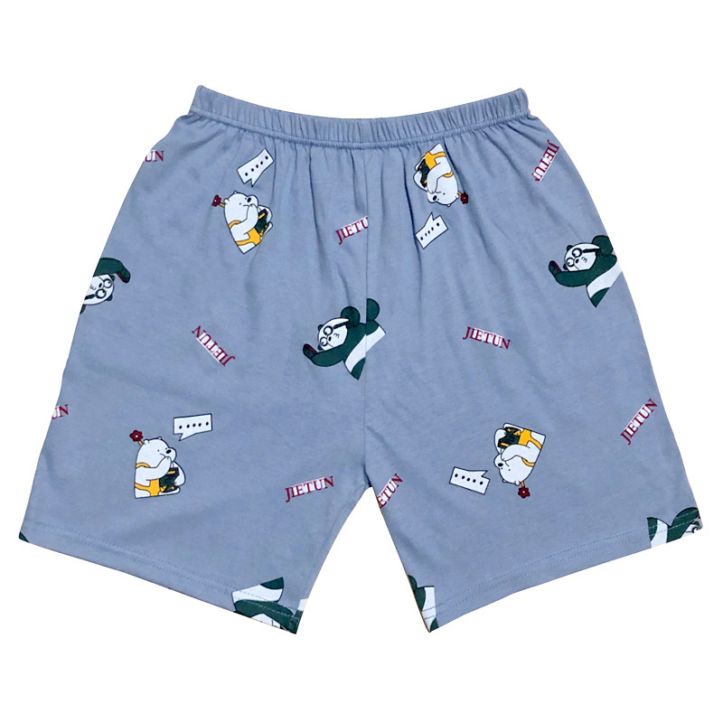 童装儿童短裤男女童运动三分夏装中大童宽松松紧纯棉中裤四角睡裤