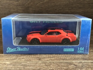 SH限量 1:64 道奇挑战者地狱猫 可开引擎盖 仿真合金汽车模型摆件