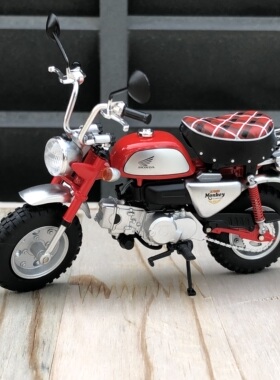 青岛社 1:12 本田 Honda monkey z50 小猴子 摩托车模型 收藏摆件