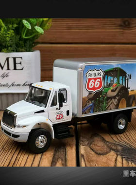美国 FIRST GEAR 1:50 interational 万国厢式货车 合金卡车模型