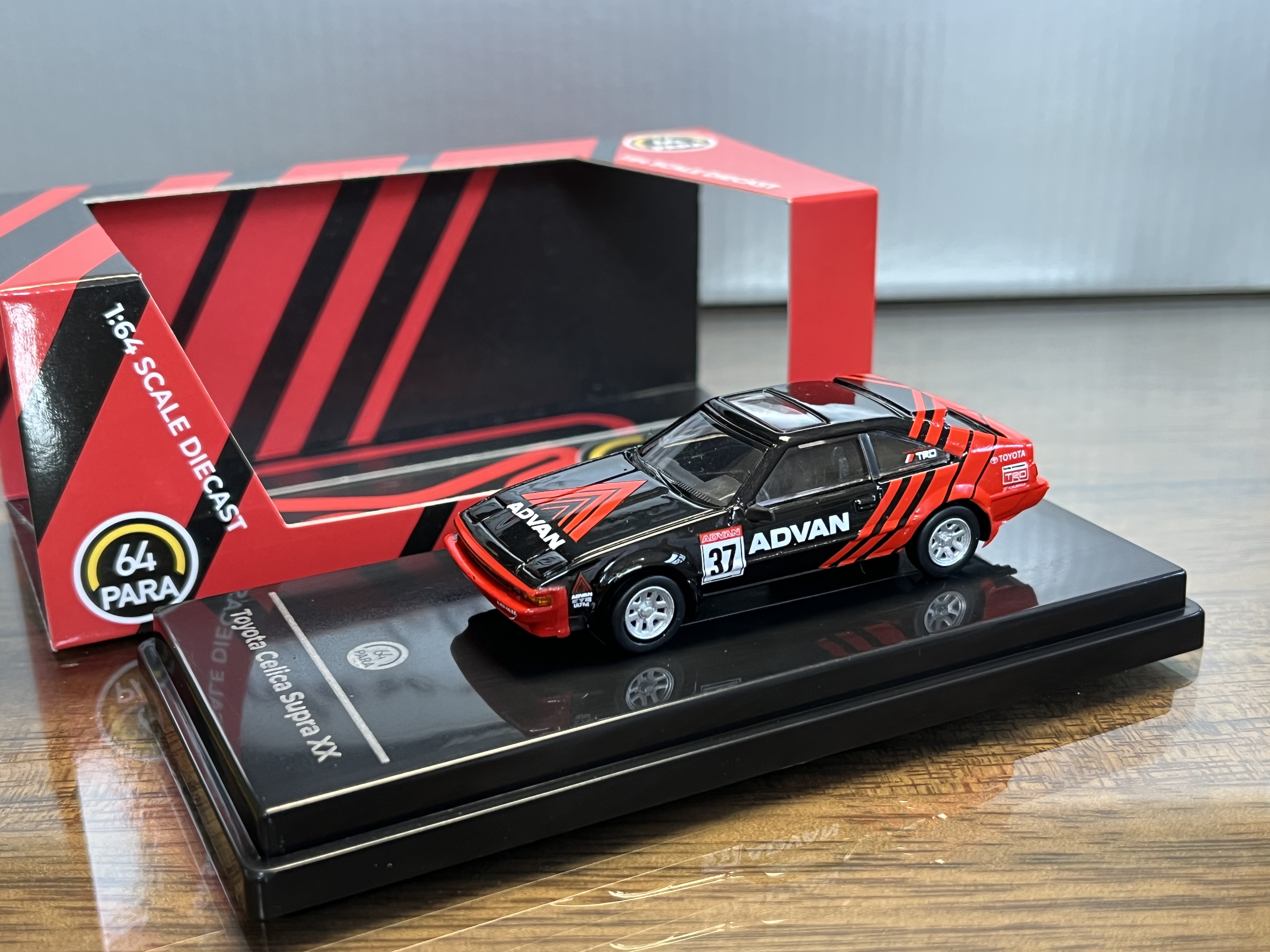 PARA 1:64 丰田赛利卡Celica Supra 拉力赛合金汽车模型收藏摆件