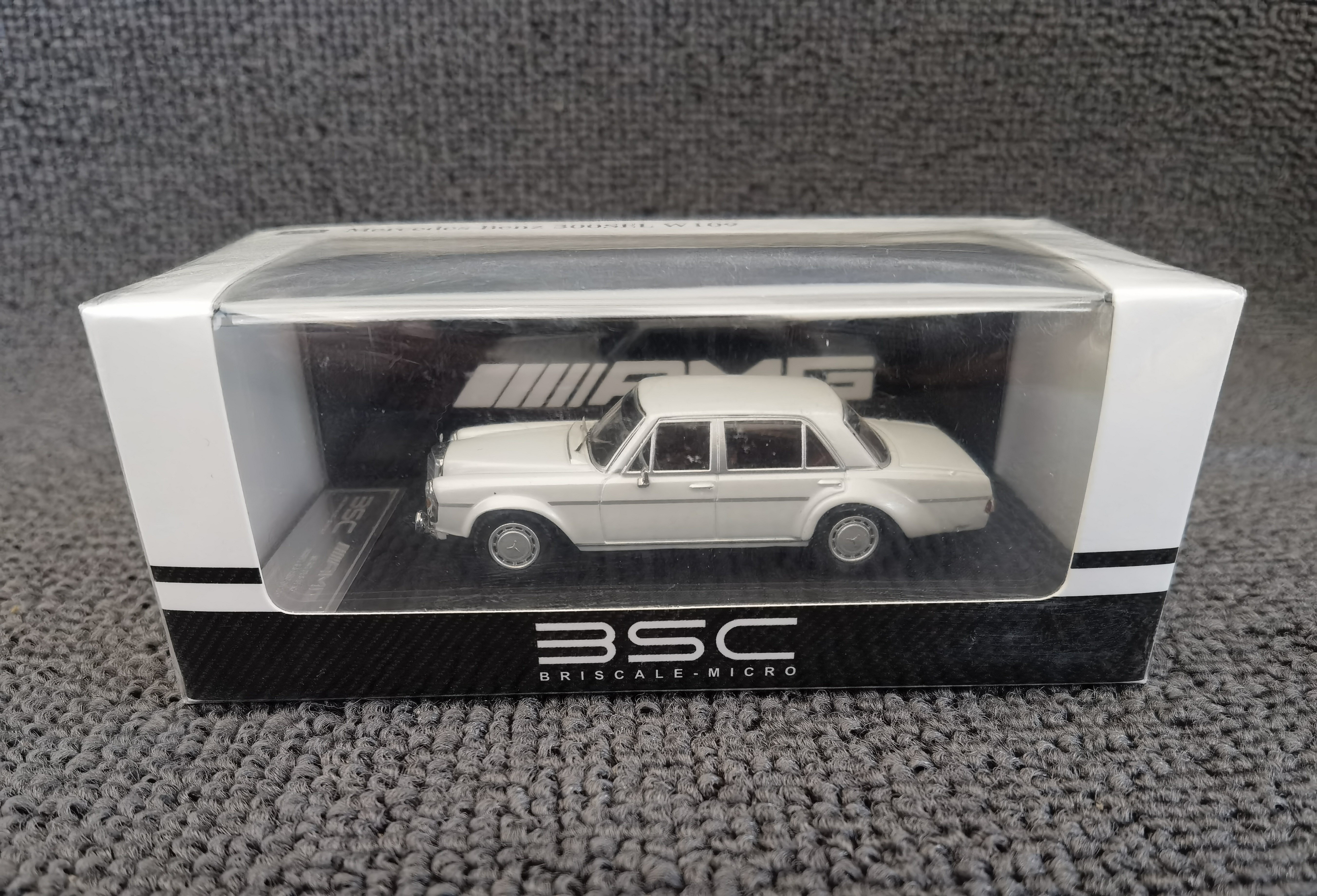 全新 BSC 1:64 奔驰300SEL W109 AMG 6.8 四门版 S级合金汽车模型