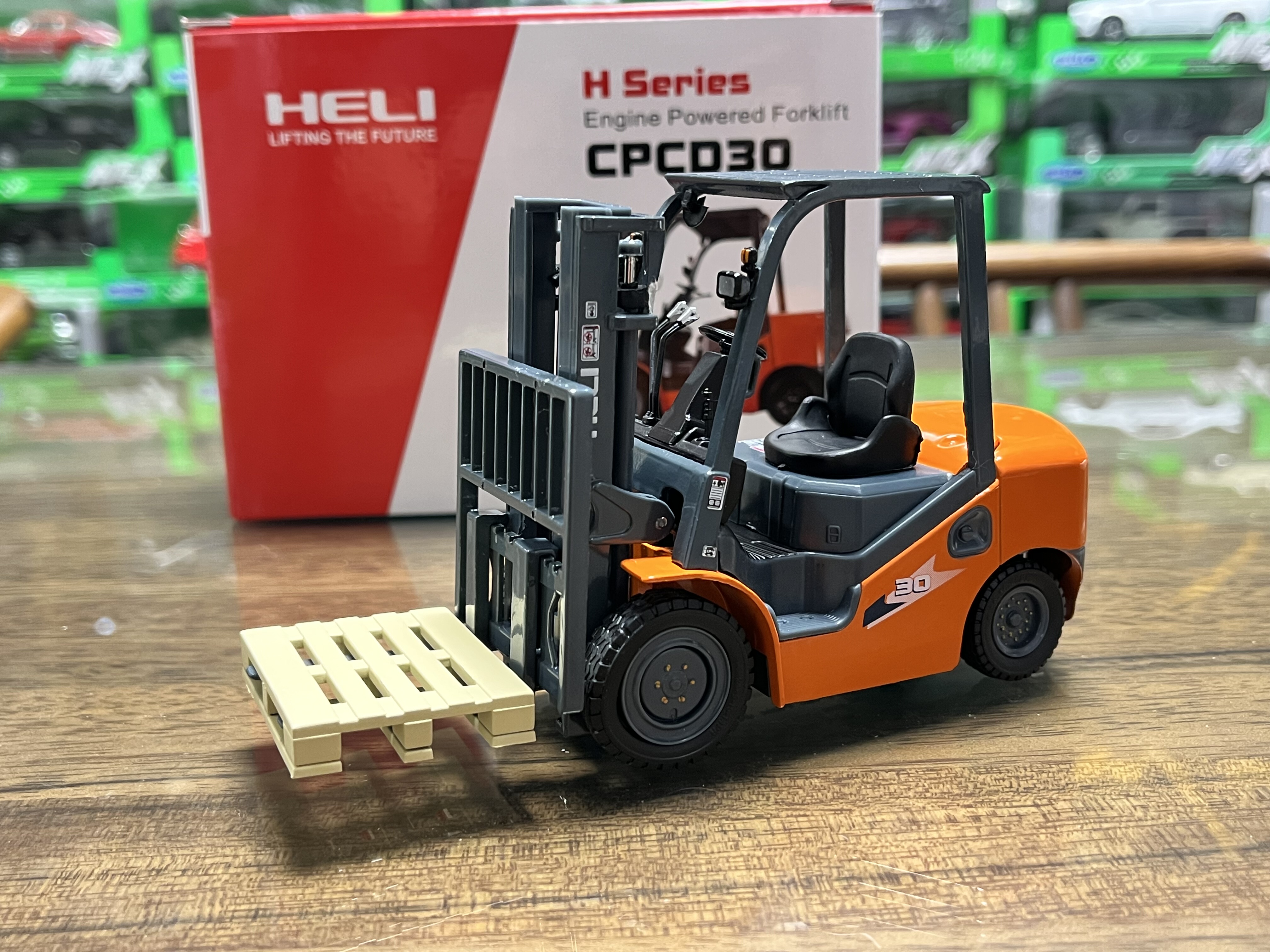 全新原厂1:25 HELI H系列CPD30内燃叉车合力叉车模型合金工程车模