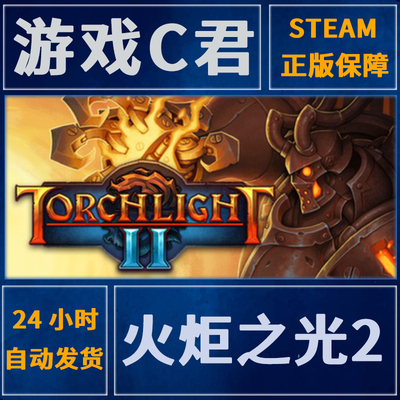 Steam正版游戏 火炬之光2 Torchlight II 激活码中文国区 全球Key