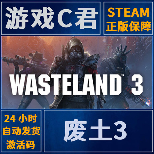 steam废土3WASTELAND3全球key