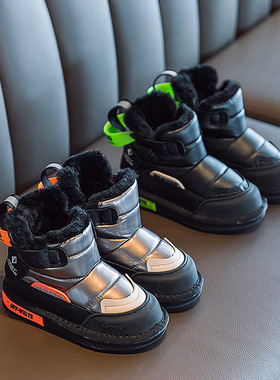 kids winter warm fur boots ankle short High Tops Shoes BABY