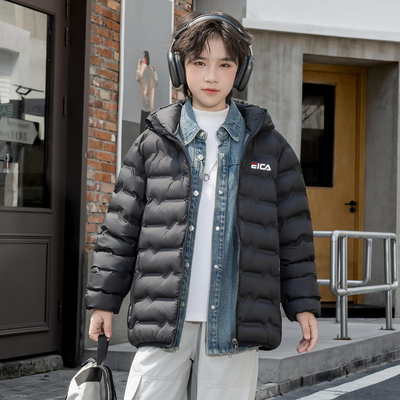 男女孩轻薄羽绒服石墨烯发热外套