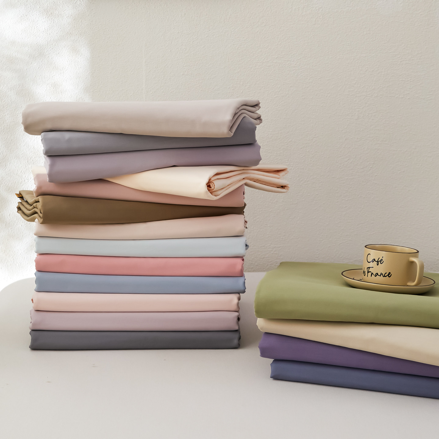 A类ins全棉枕套纯色枕头套一对装枕芯套单人内胆套100纯棉48x74cm