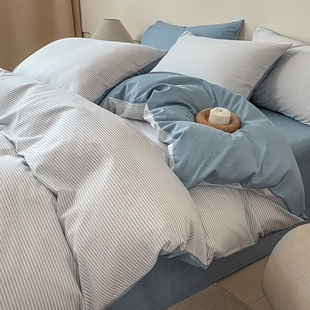 ins风100全棉被套单件150x200x230单人宿舍纯棉1.5m2.0米被罩双人