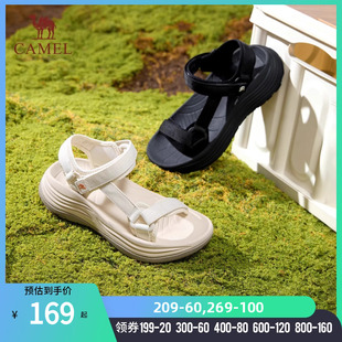休闲百搭透气增高魔术贴鞋 骆驼鞋 沙滩凉鞋 子女户外2025新款 子 夏季
