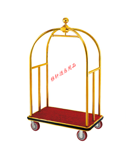 酒店工具车豪华行李车大金顶酒店行李车小金顶行李车 平板手推车