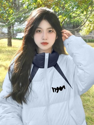 秋冬加厚保暖宽松小个子面包服潮