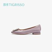 有钱钻 子TA54313 蹀愫方钻单鞋 芭蕾风多色彩巨好看平底鞋